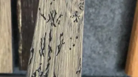 Moldura de foto em PS de luxo em polegadas com imitação de veios de madeira